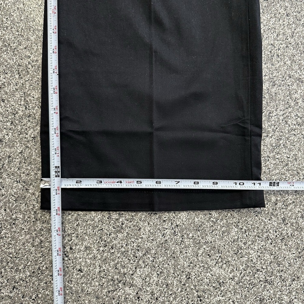 Dickies Twill Cropped Cargo Pants Womens 6R 26" Inseam Black Regular High Rise - Picture 8 of 9